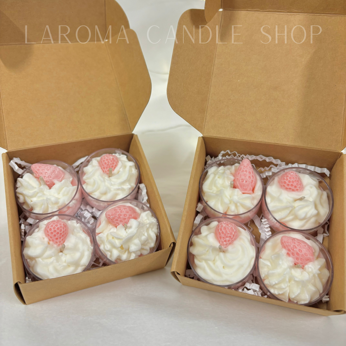 Strawberry Cheesecake Tealight Box