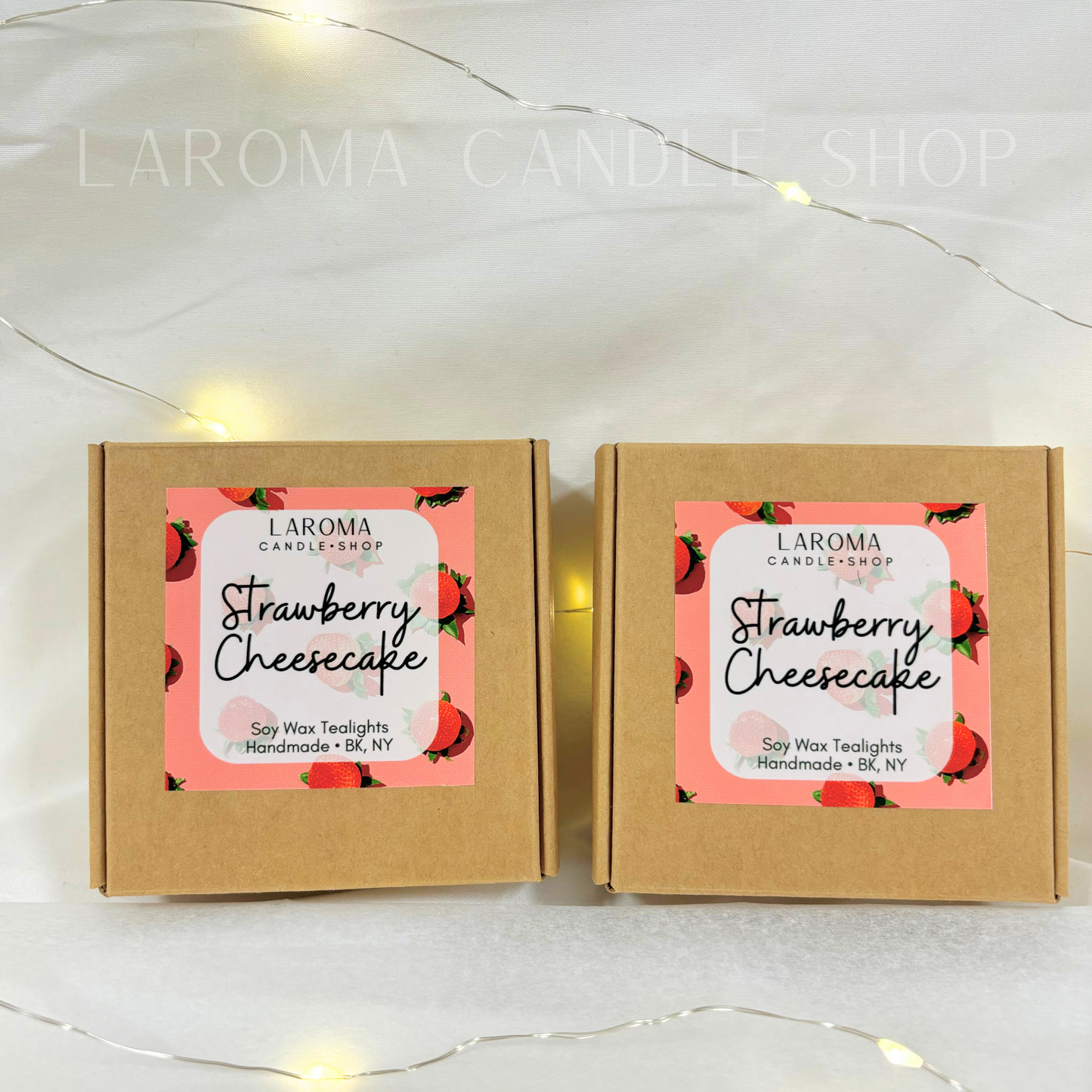 Strawberry Cheesecake Tealight Box