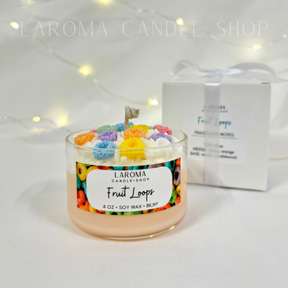 Fruit Loops Dessert Candle 4oz & 8oz