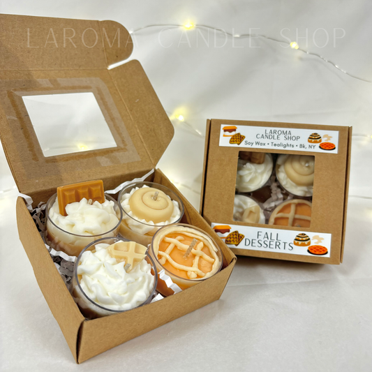 Fall Dessert Tealight Box