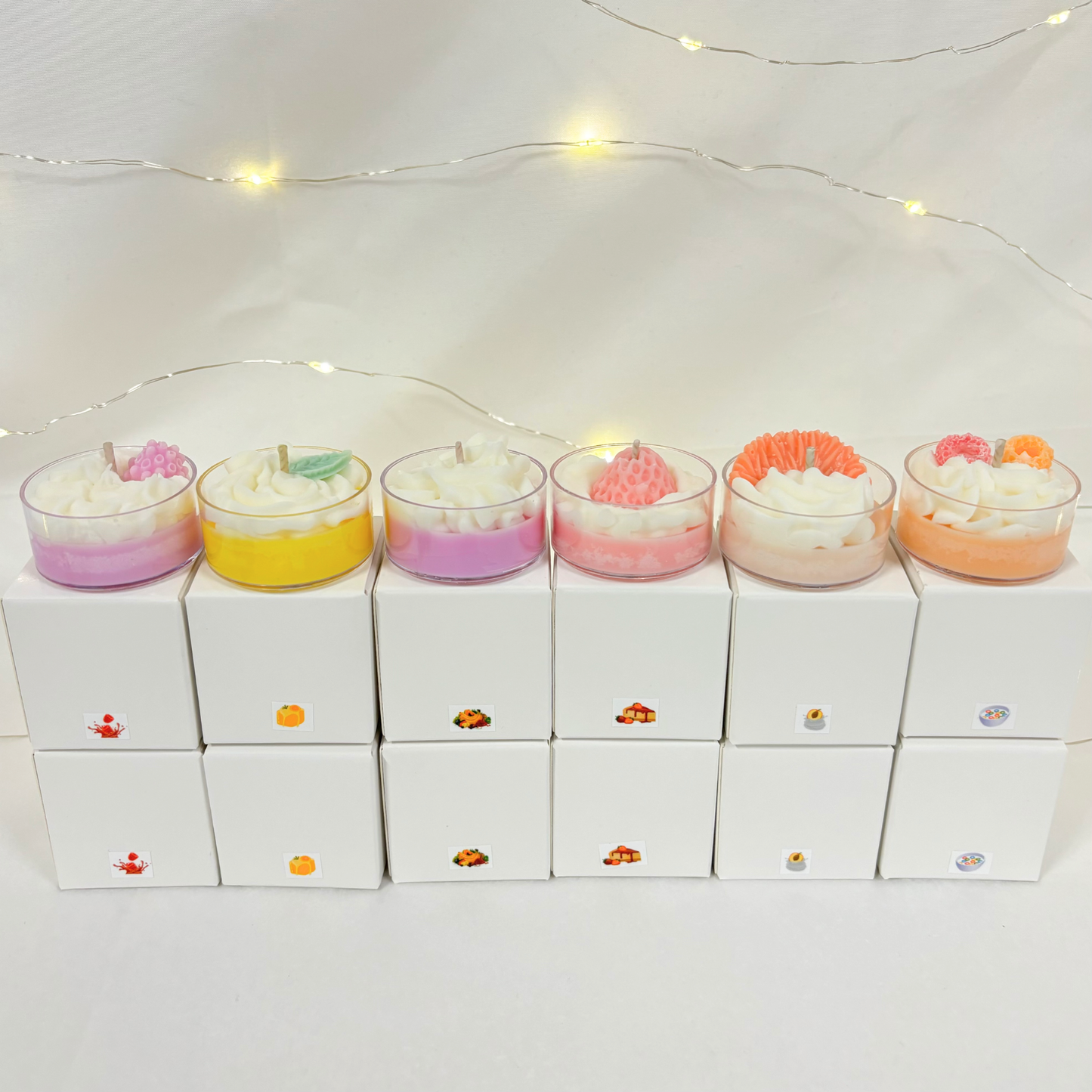 Fruity Dessert Tealight Party Favors