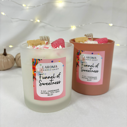 Funnel of Sweetness Dessert Candle