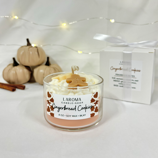 Gingerbread Dessert Candles